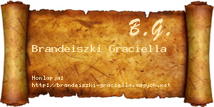 Brandeiszki Graciella névjegykártya